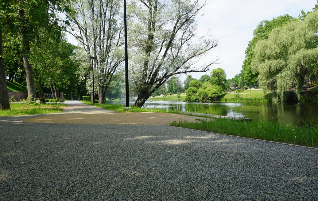 The path built by Valmiera's Elephant Street Park