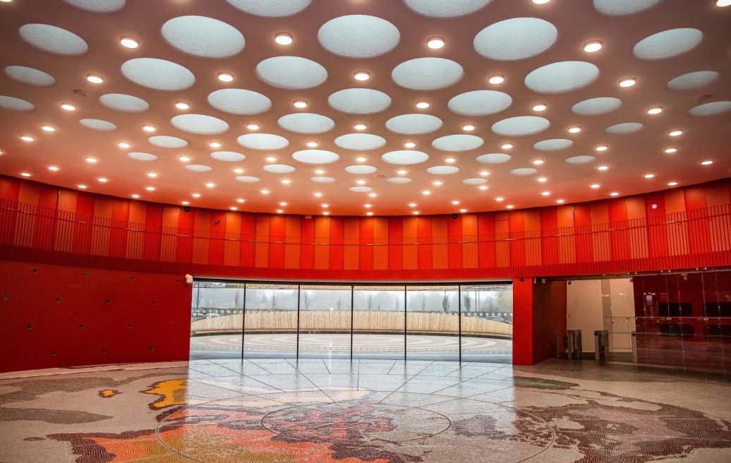 Zinātnes centra Vizium dizains iekštelpās