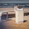 Beach trash in the historical center of Liepāja