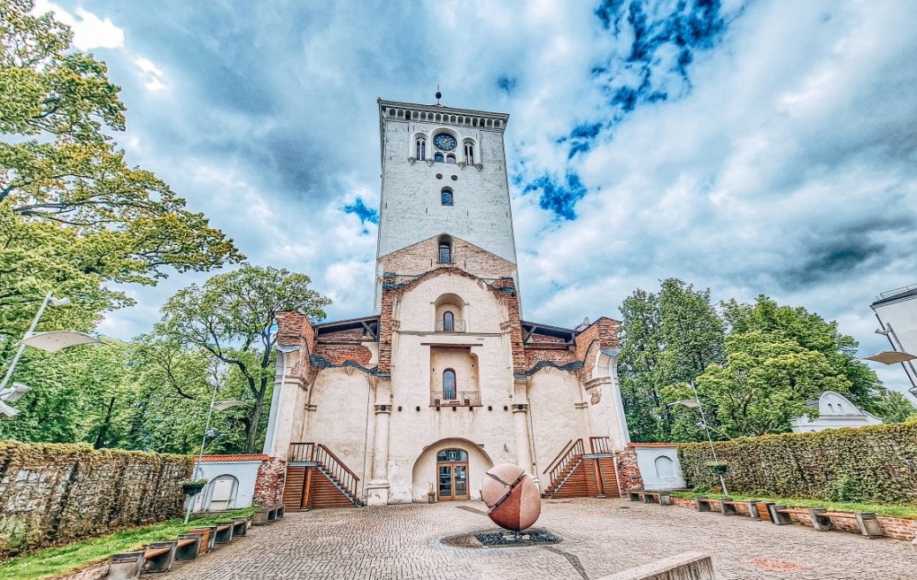 Jelgava Holy Trinity Church Tower before reconstruction