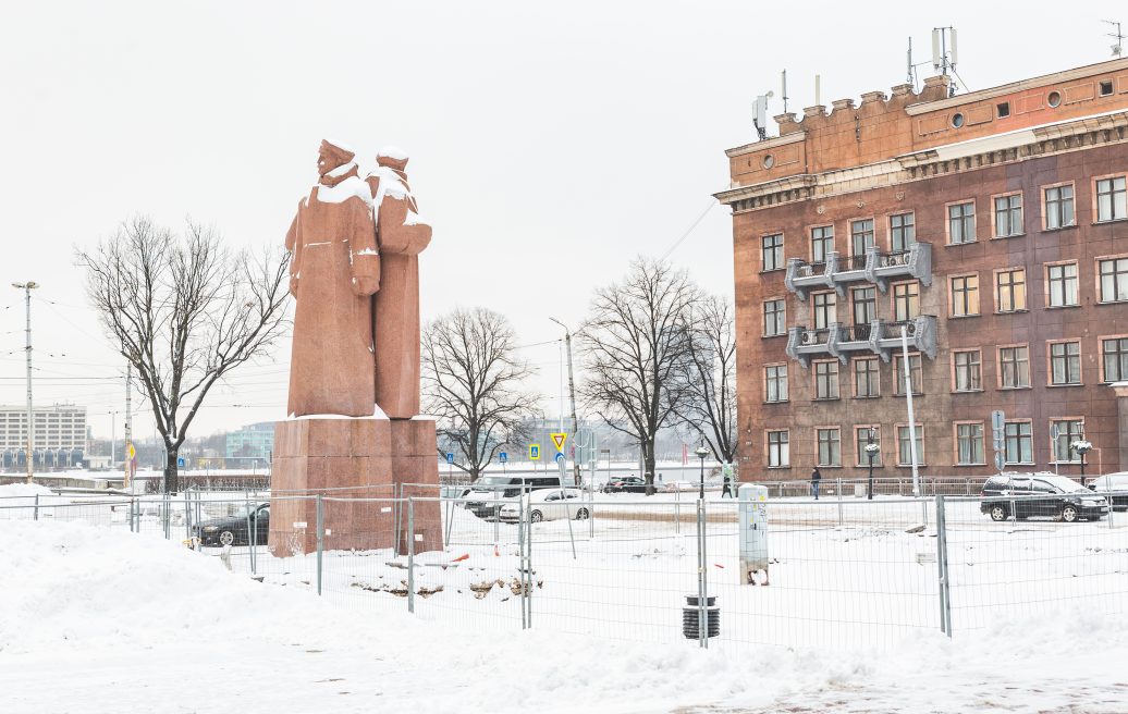 Strēlnieku laukums pirms rekonstrukcijas