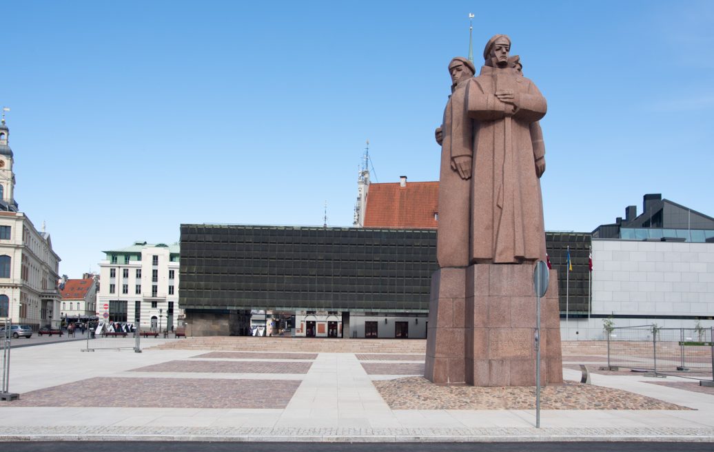 Strēlnieku laukums pēc rekonstrukcijas