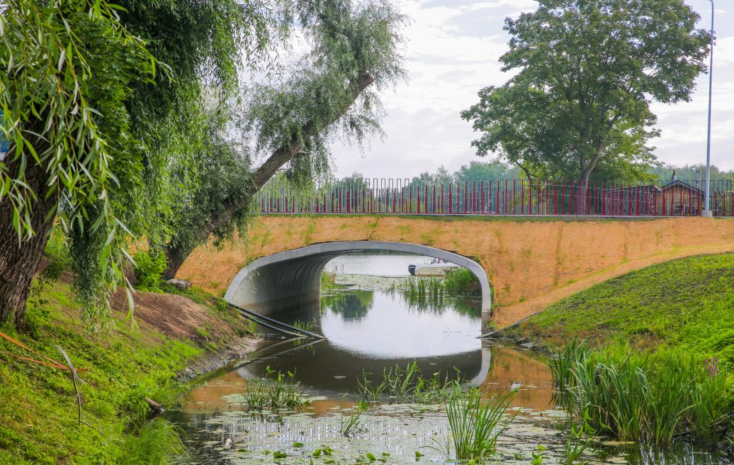 Bridge over the canal in Pilssala